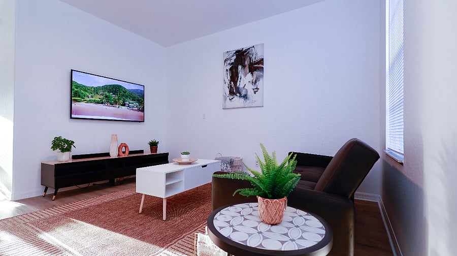 Right side unit living room