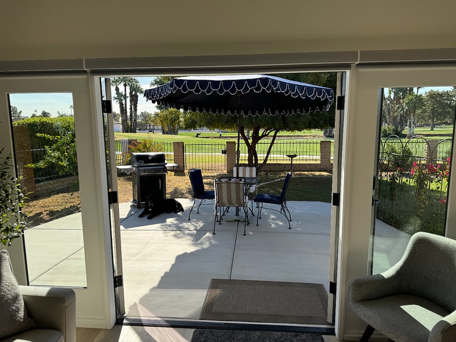 The casita's lovely patio overlooks the prestigious Wigwam Gold golf course.  