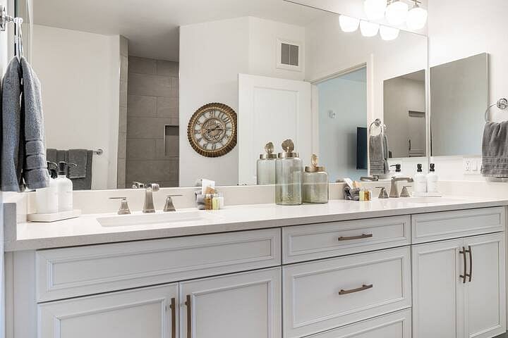 Master bathroom.