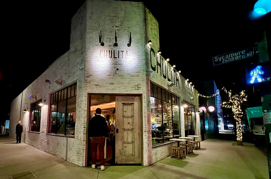 Just a two block walk from the house: Chulita for delicious Mexican food