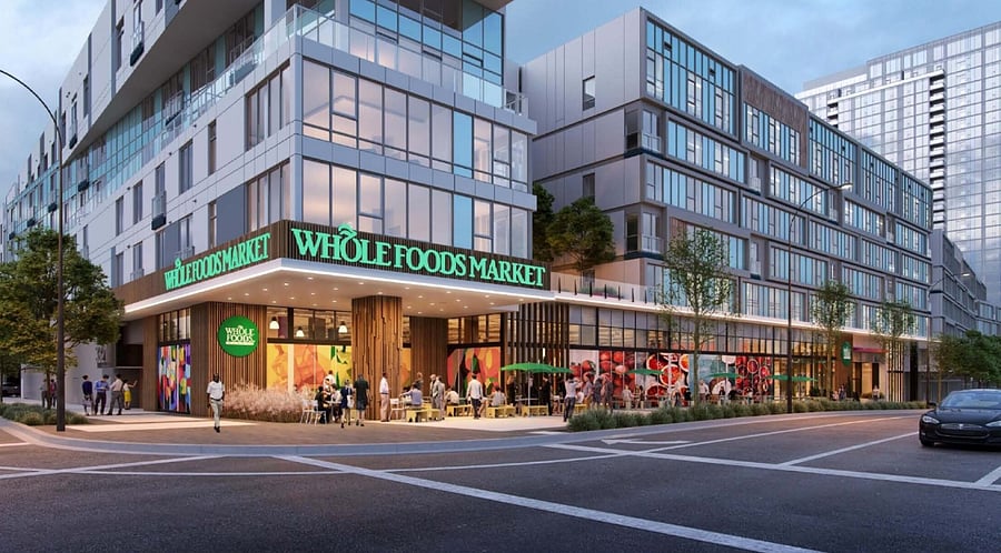 For cooking in or carrying out, Whole Foods on La Cienega is a quick 5 minute drive or simply get delivery.