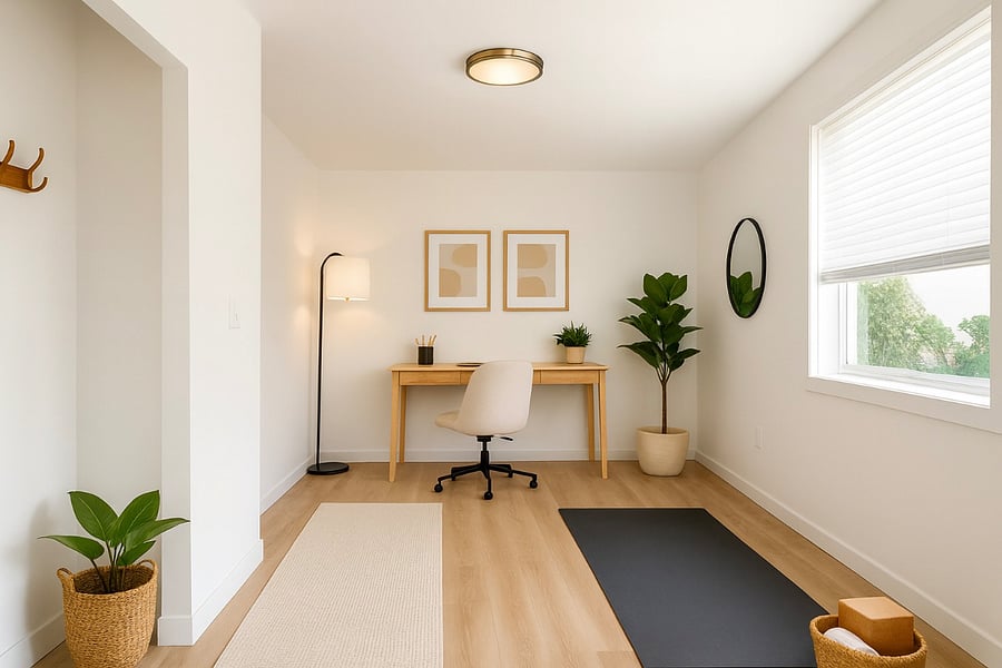 200 sf detached bonus room/studio for working at home, yoga, or storage