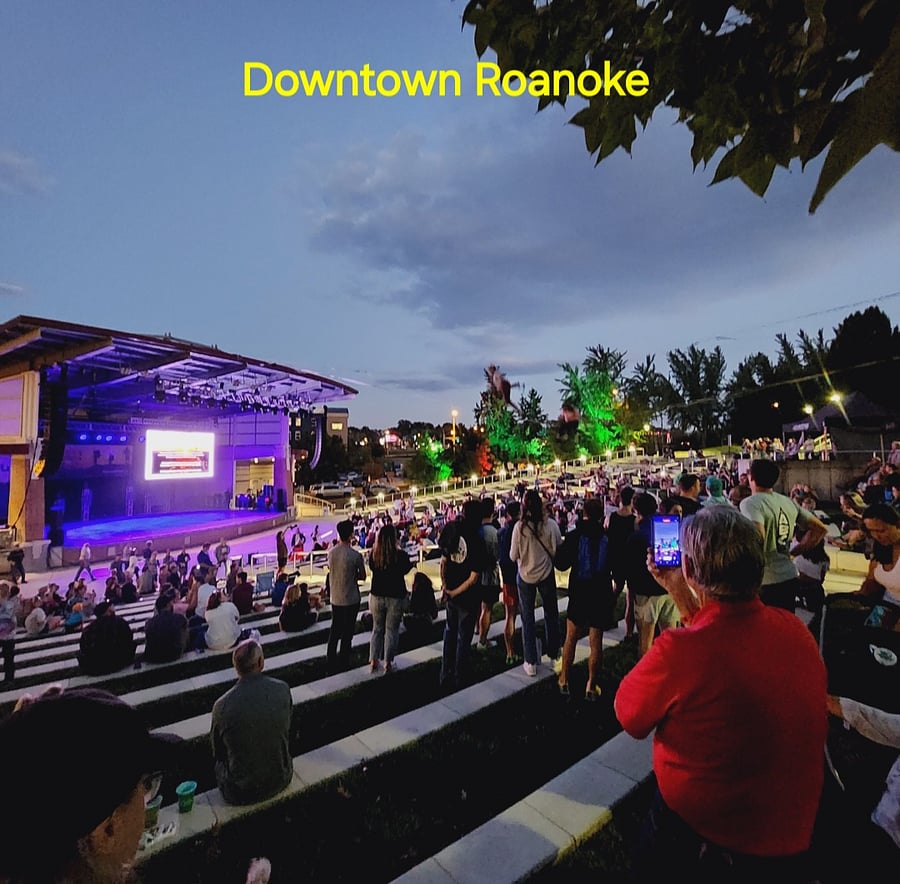 Amphiteater at Elmwood park - downtown Roanoke