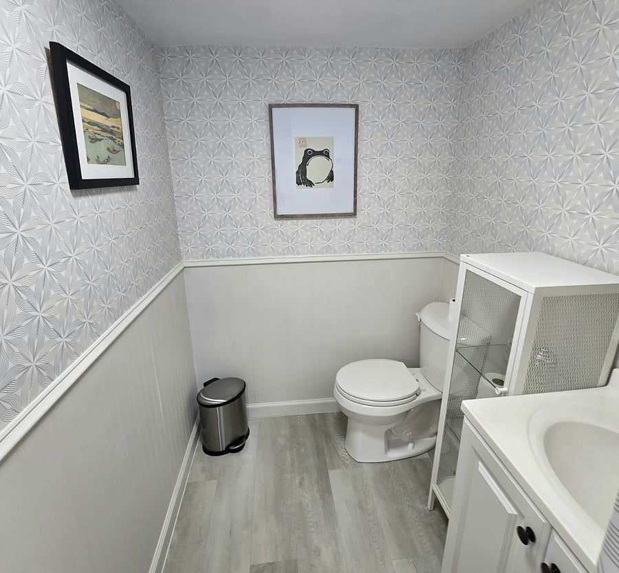 Newly renovated bathroom