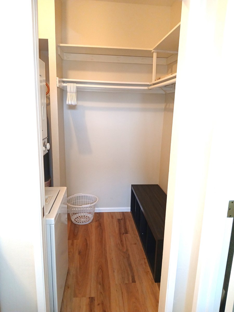 Walk-in Closet and Laundry