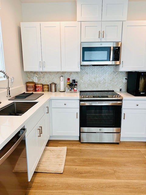 Modern kitchen with all new appliances