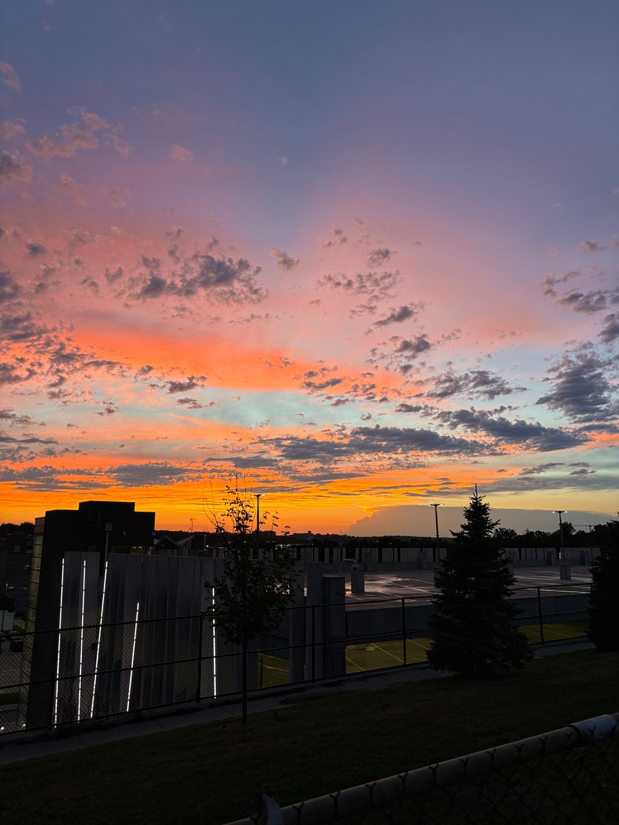 Sunsets atop the hill.