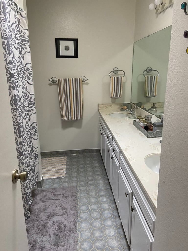 Shared bathroom