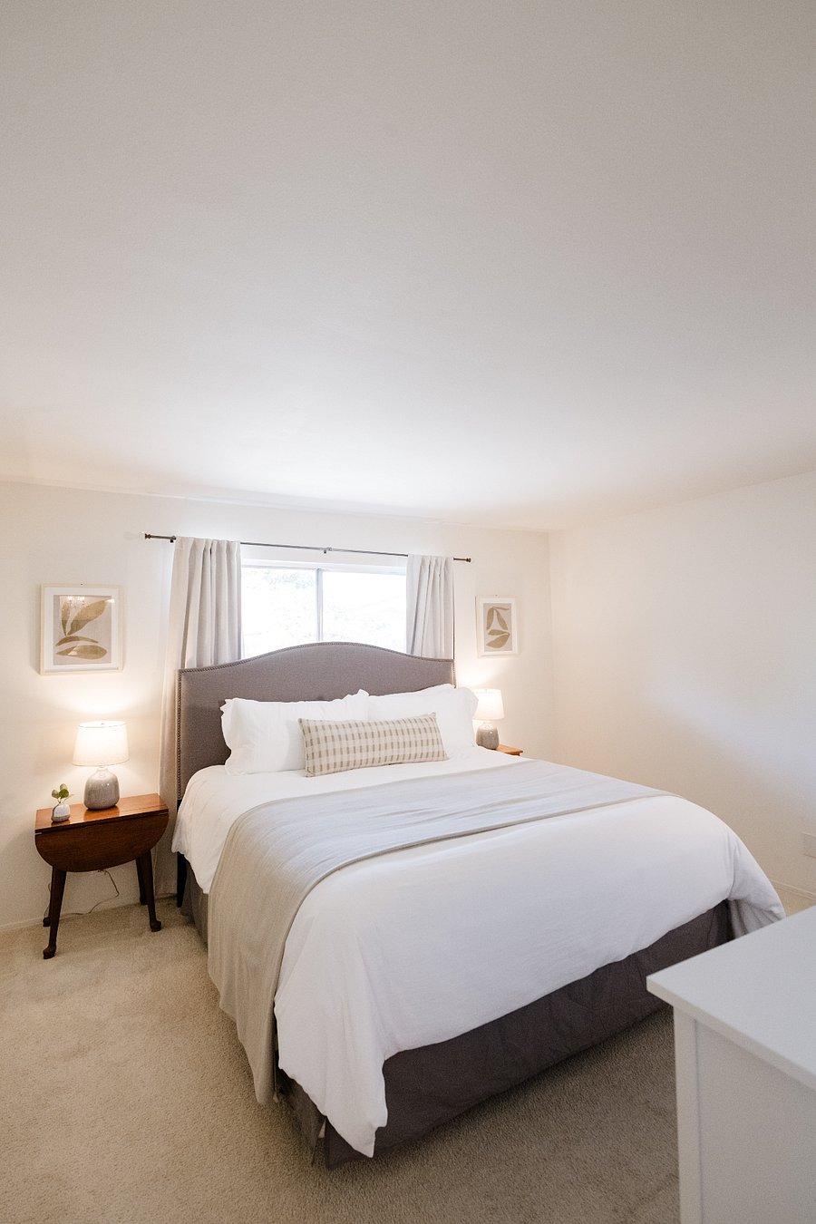 Primary bedroom with King sized bed