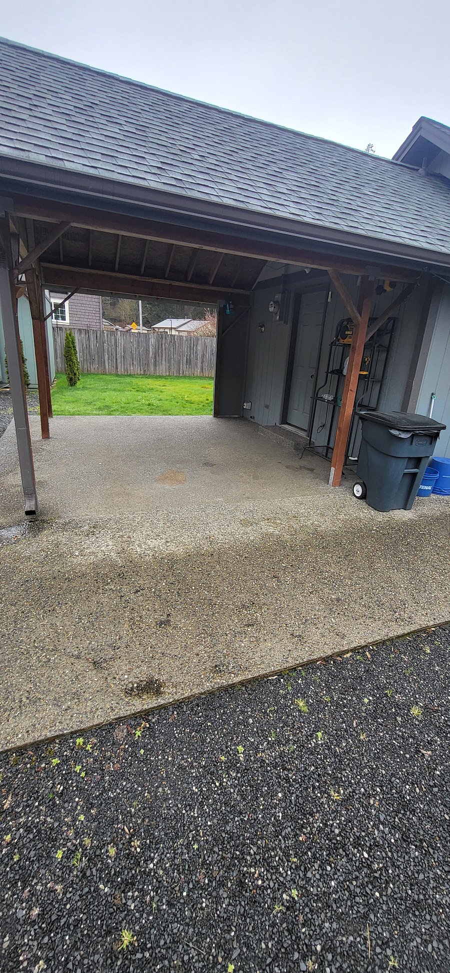 Covered Back porch