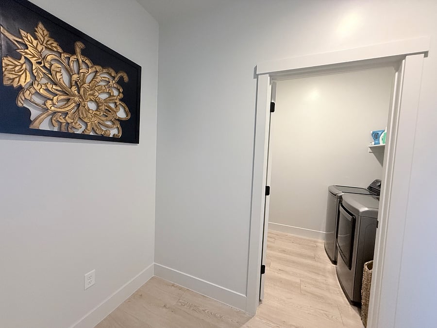 Mudroom coming in from Garage
