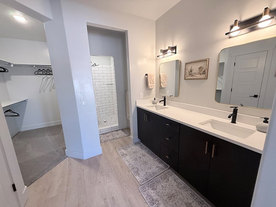 Primary Bathroom with Double Sinks