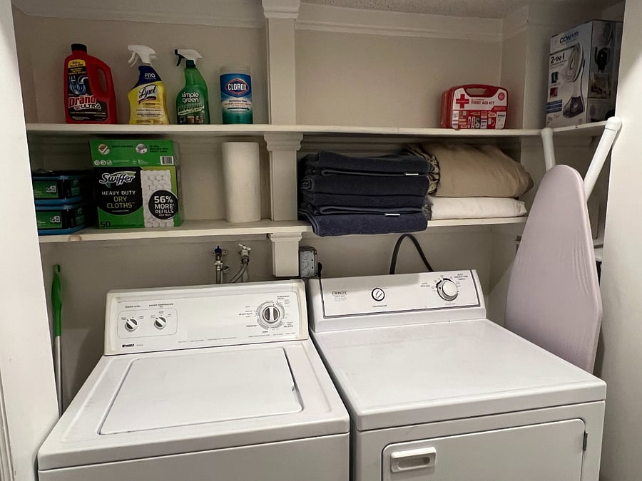 In-unit laundry on main floor