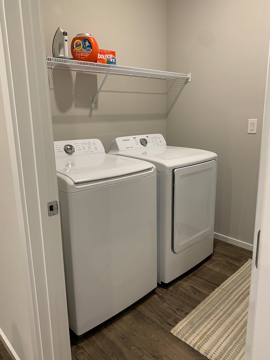 Full size washer and dryer