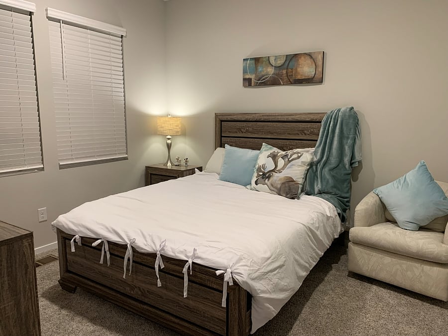 Queen Size Bed in Master