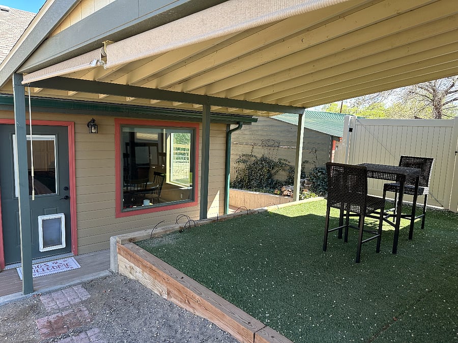 Shaded Seating Area