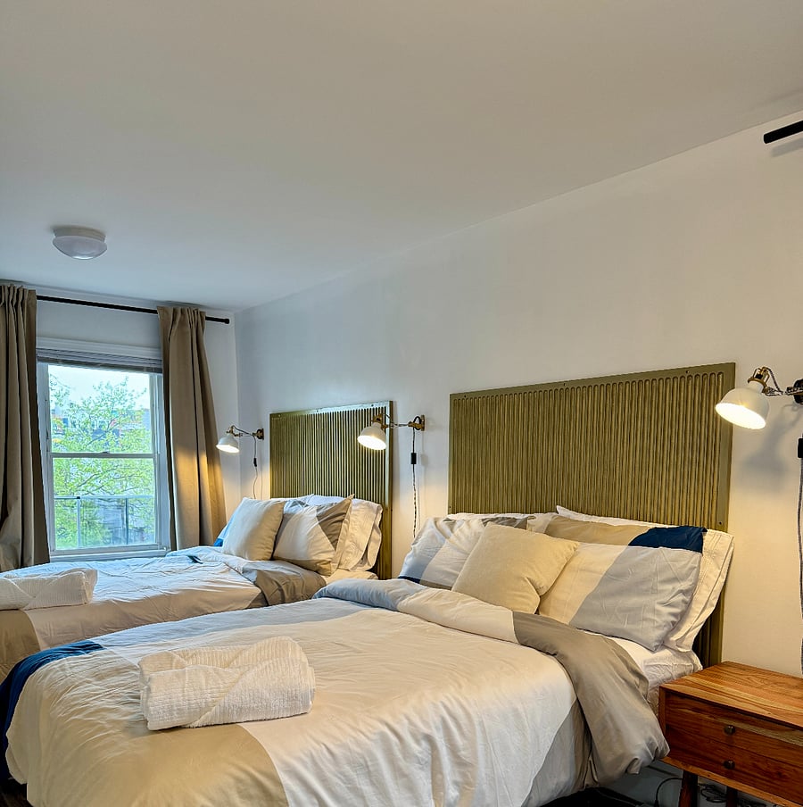 2nd Bedroom- 2 Full Size Beds- Desk area