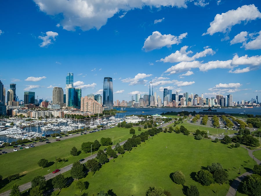 Near beautiful Liberty State Park with ferry service to NYC
