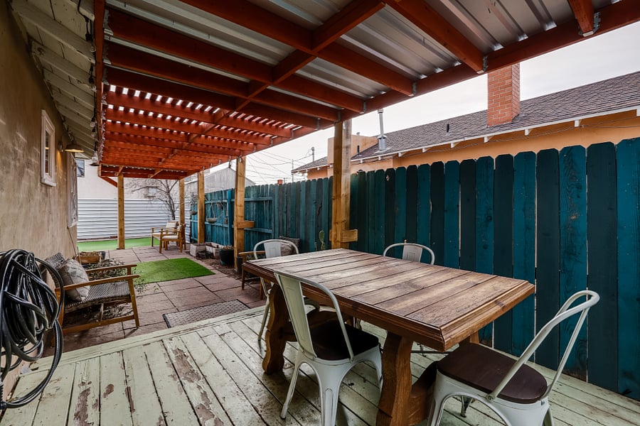 Covered deck