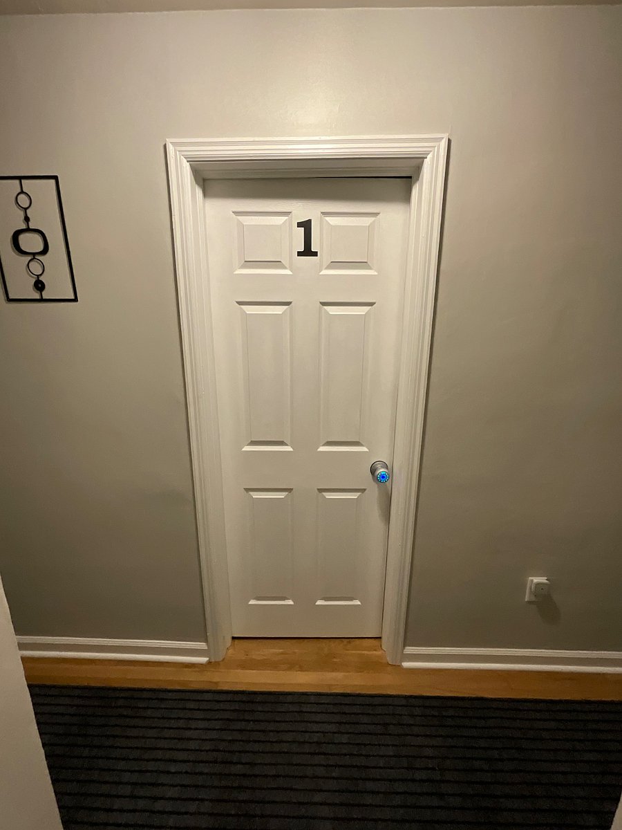Smart lock bedroom door