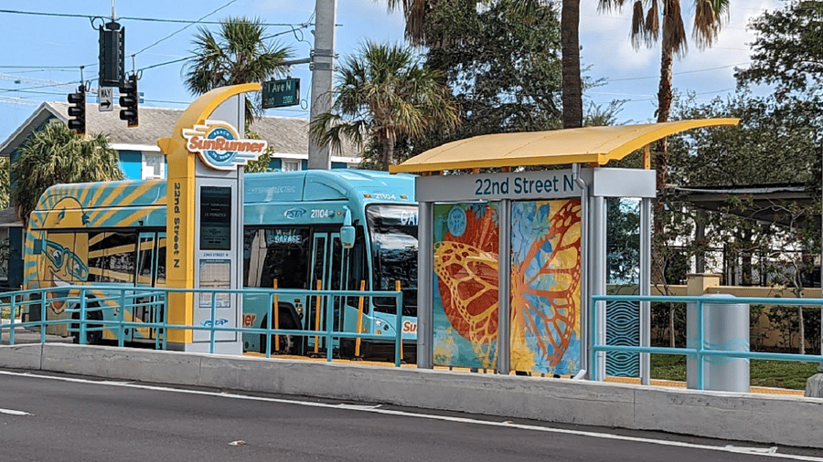 SunRunner station/stop