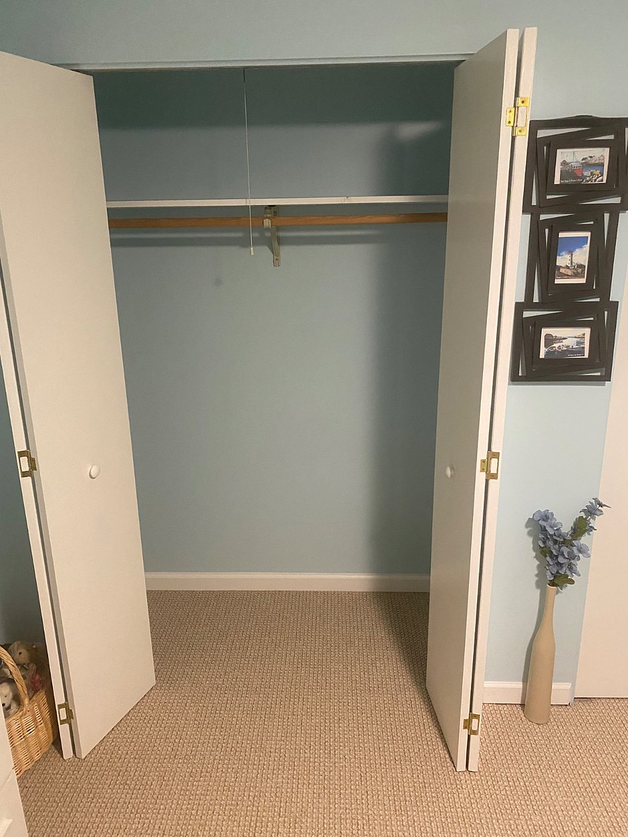 Large storage closet.