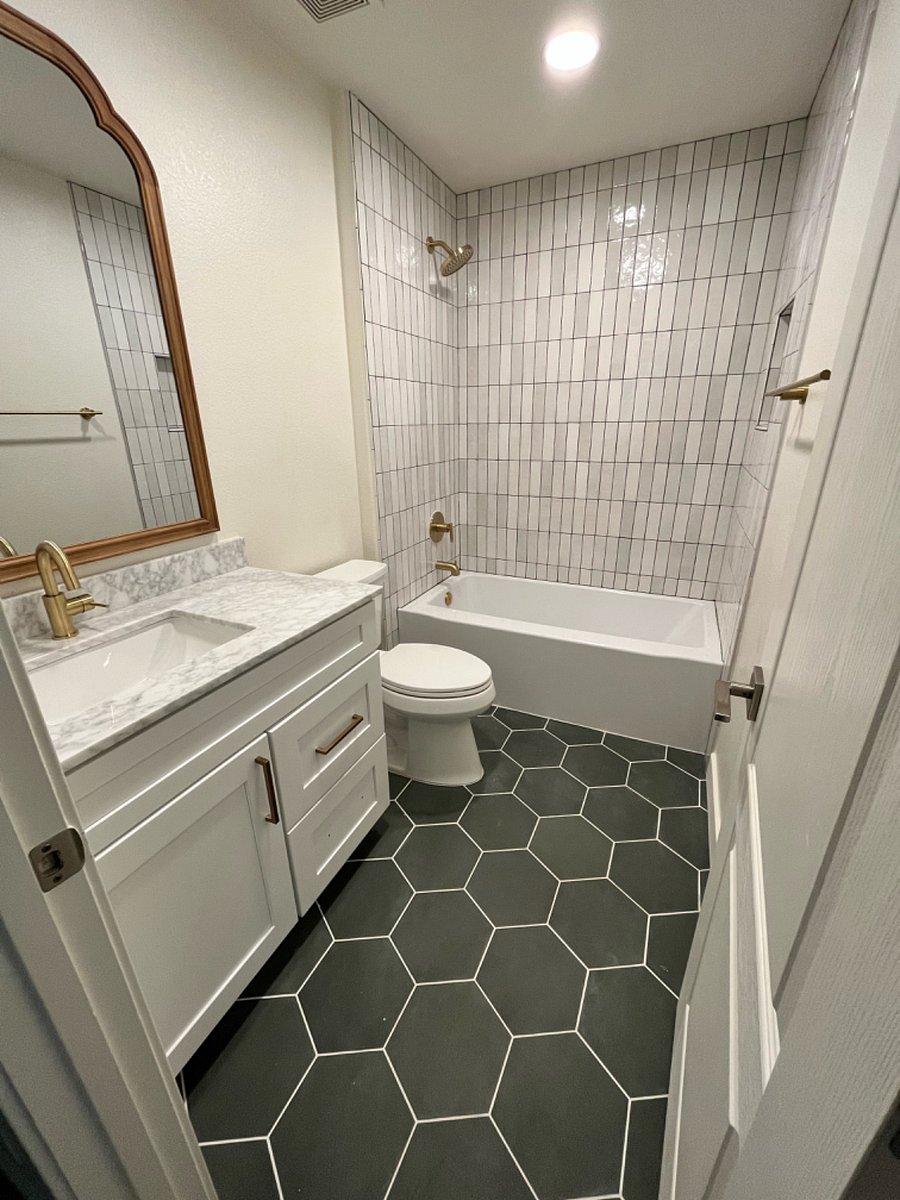 Secondary bathroom