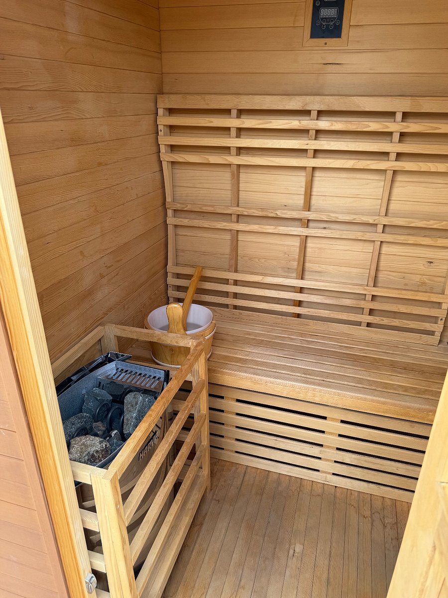 Shared sauna outside 