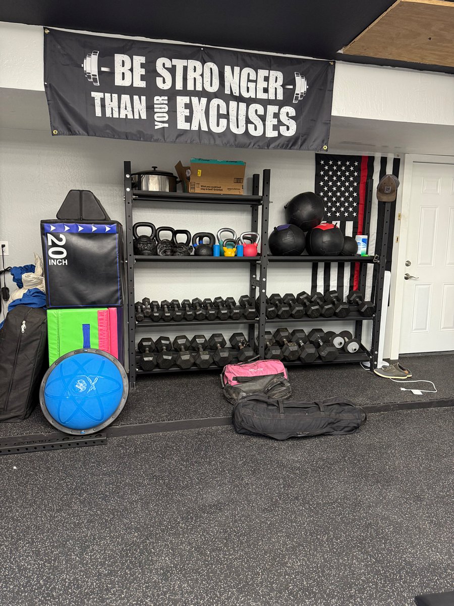 Garage gym - in property owners house on same property - short walk across the backyard to access. 