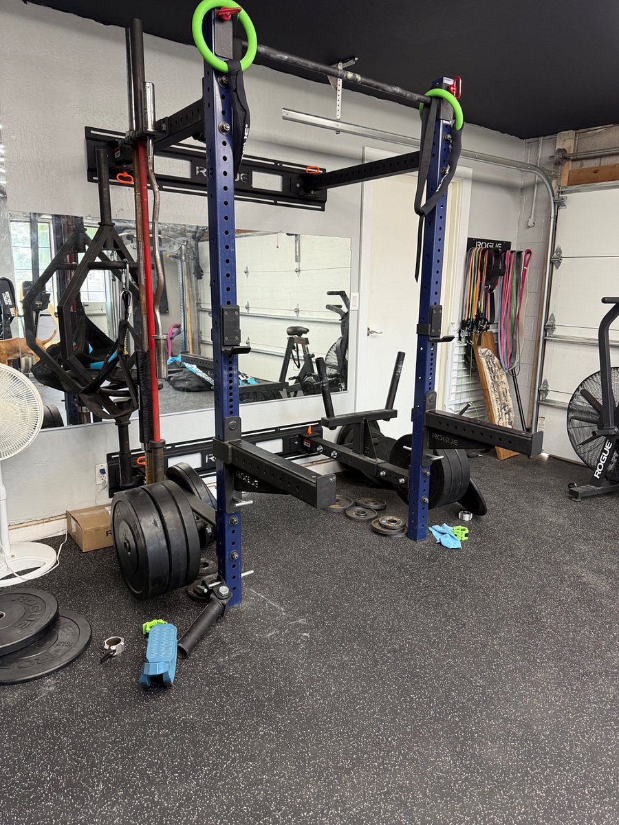 Garage gym, shared with property owners 