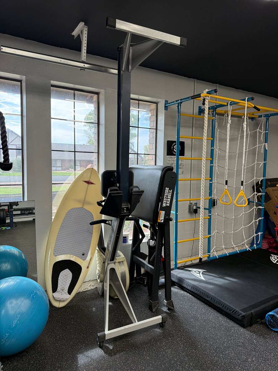 Garage gym, shared with property owners 