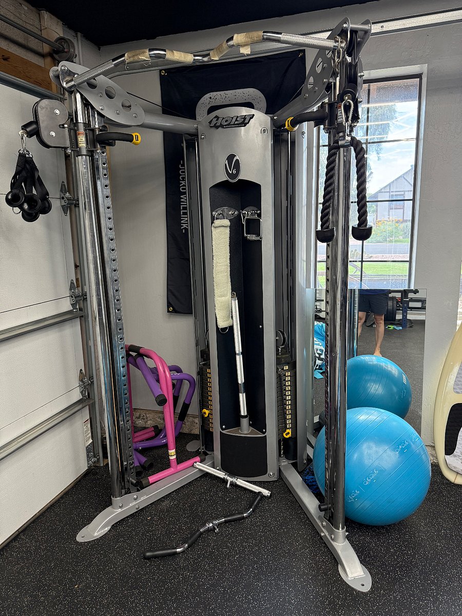 Garage gym, shared with property owners 