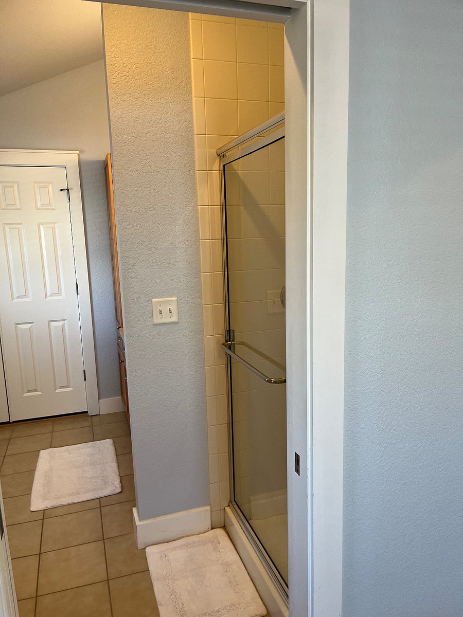 Bathroom shower.