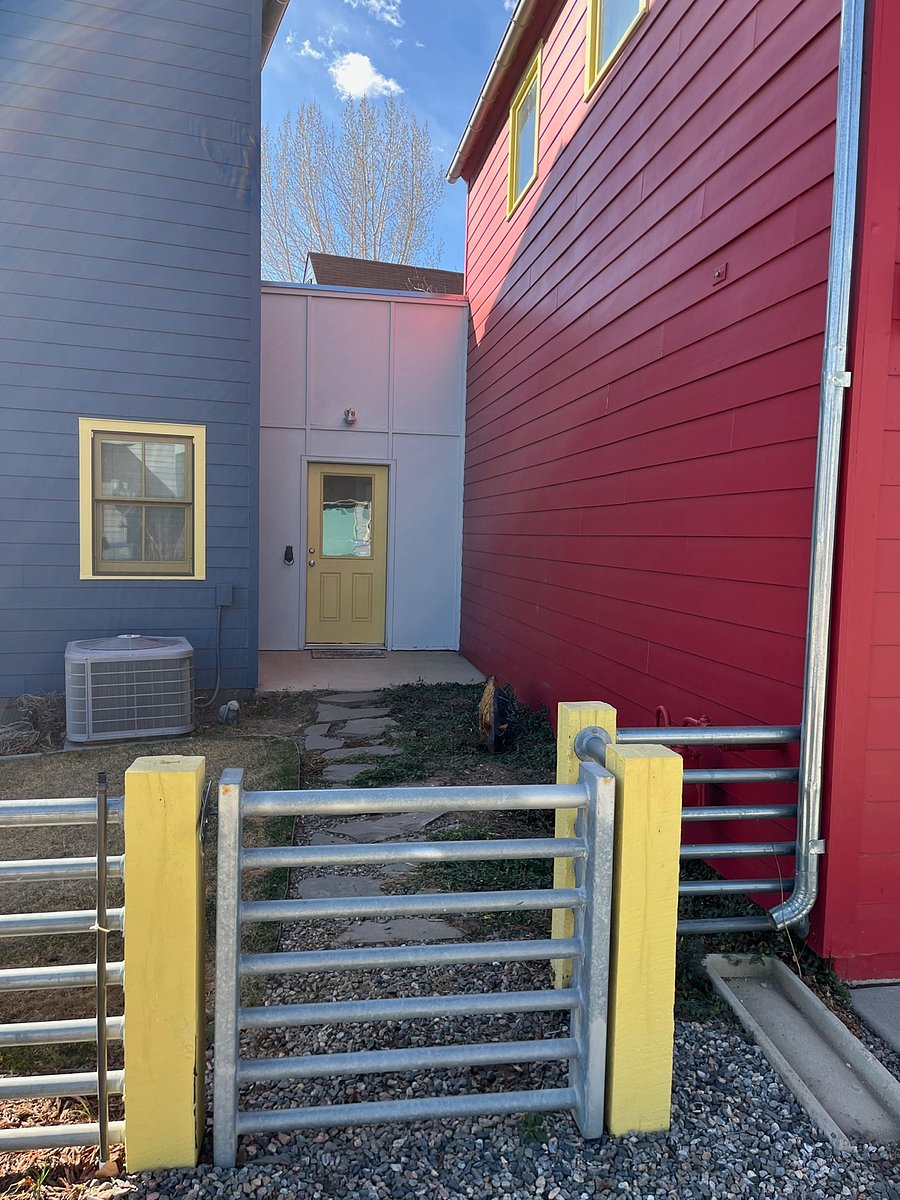 Tenant entrance on back of house. Staircase to unit is located in the house just around the corner.