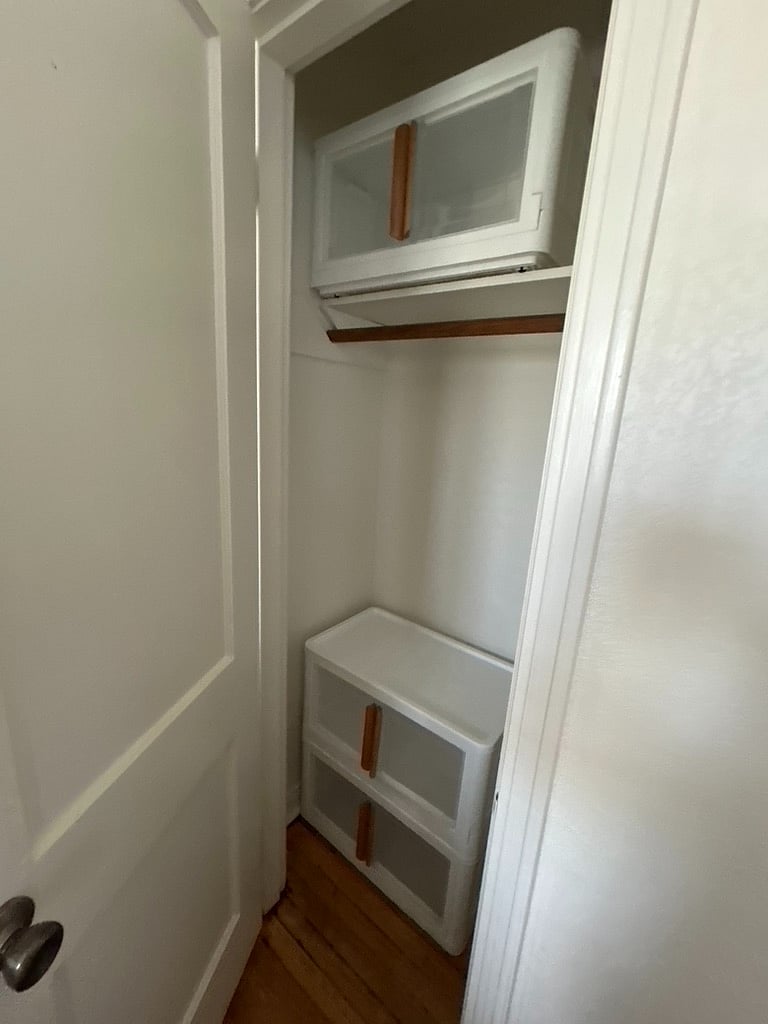 Plenty of storage space in the room's two closets!
