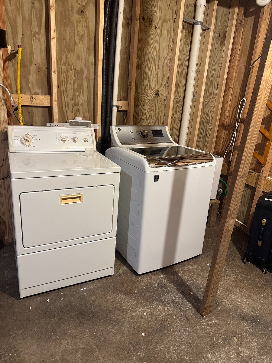 Renter's washer and dryer, directly below the apartment. 24/7 keypad access