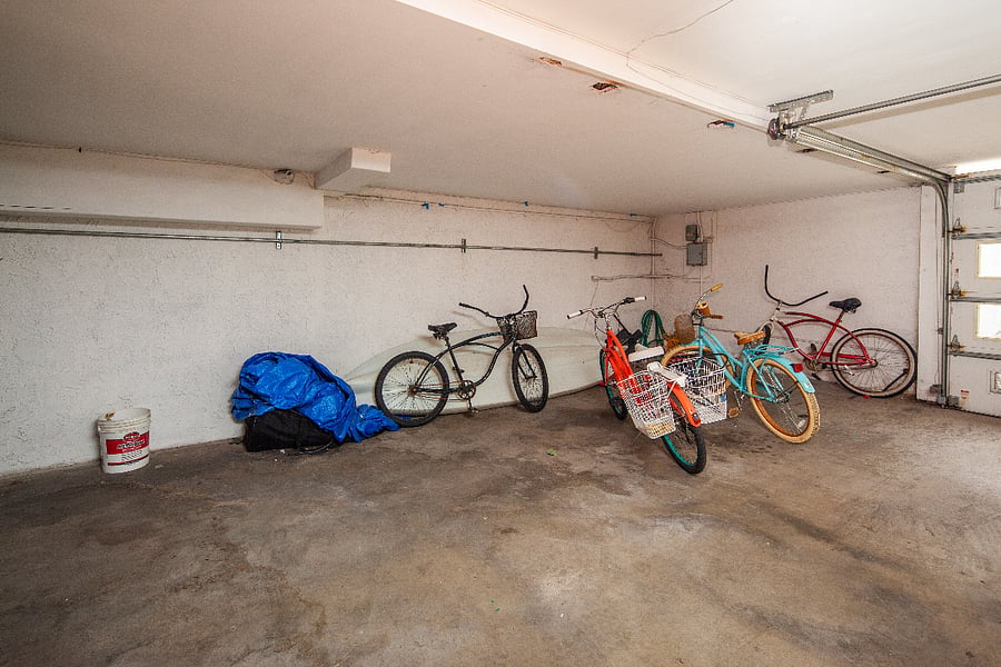Garage area, your parking space. Requires parallel parking. 