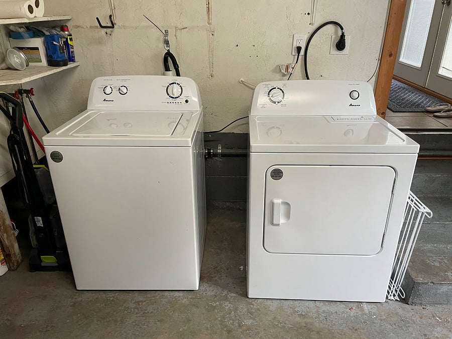 Laundry in Garage