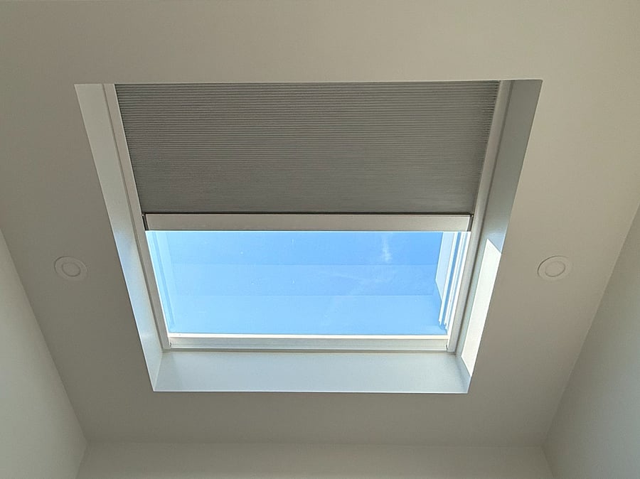 Electric blackout shade.