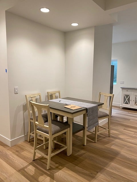 bar height dining table for four