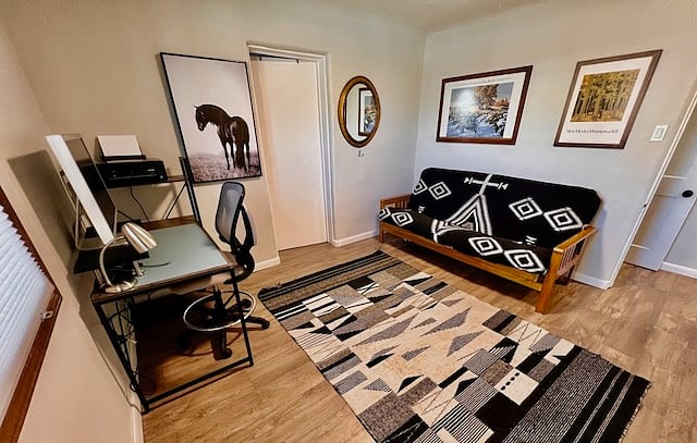 Office and option for 3rd bedroom with full bed/futon.