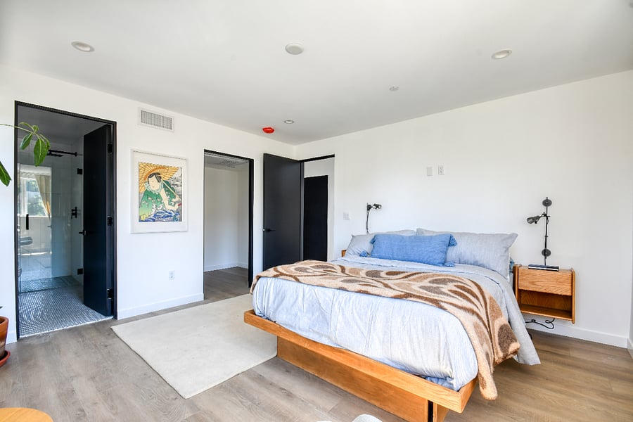 your bedroom with large walk-in closet