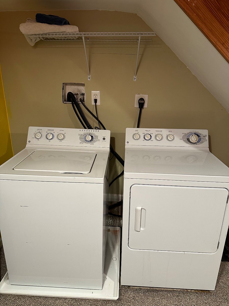 Washer and dryer