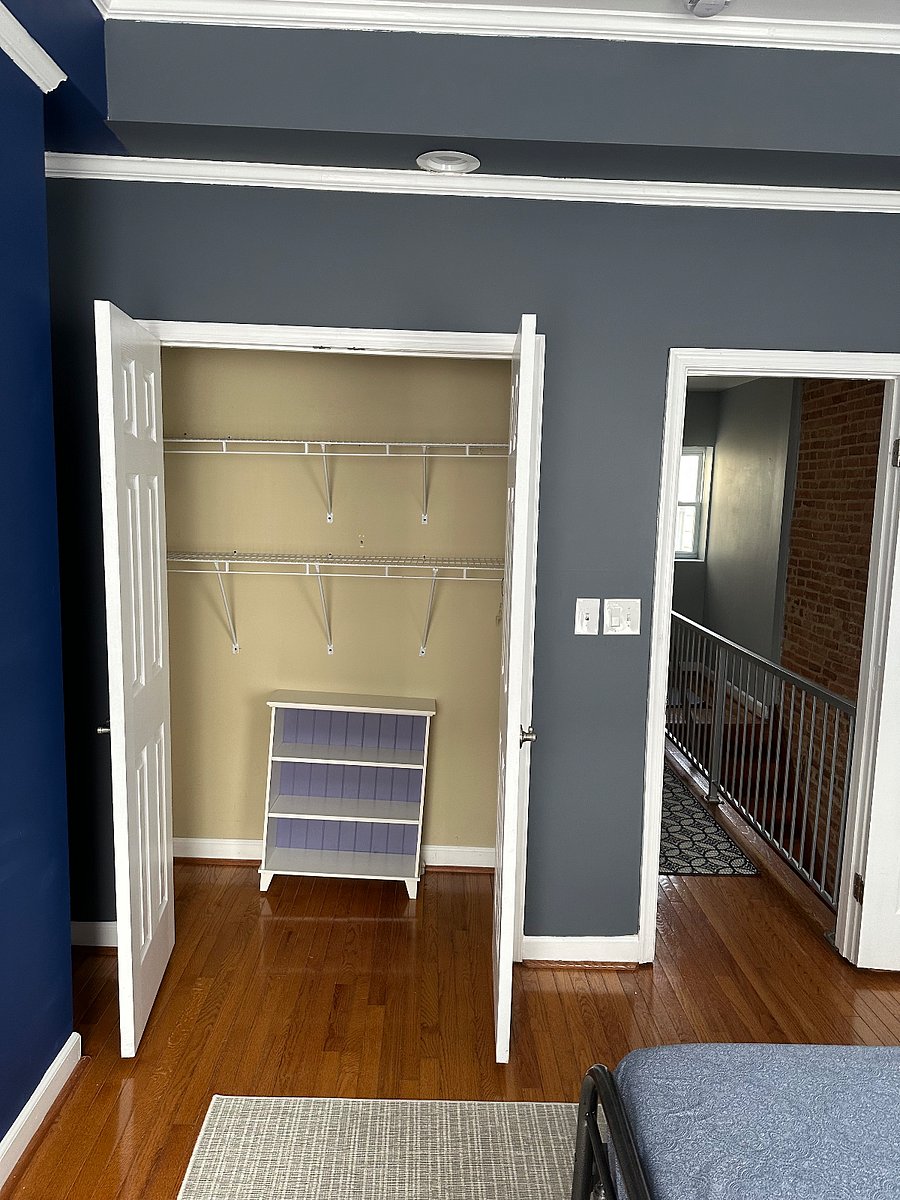 Secondary bedroom closet