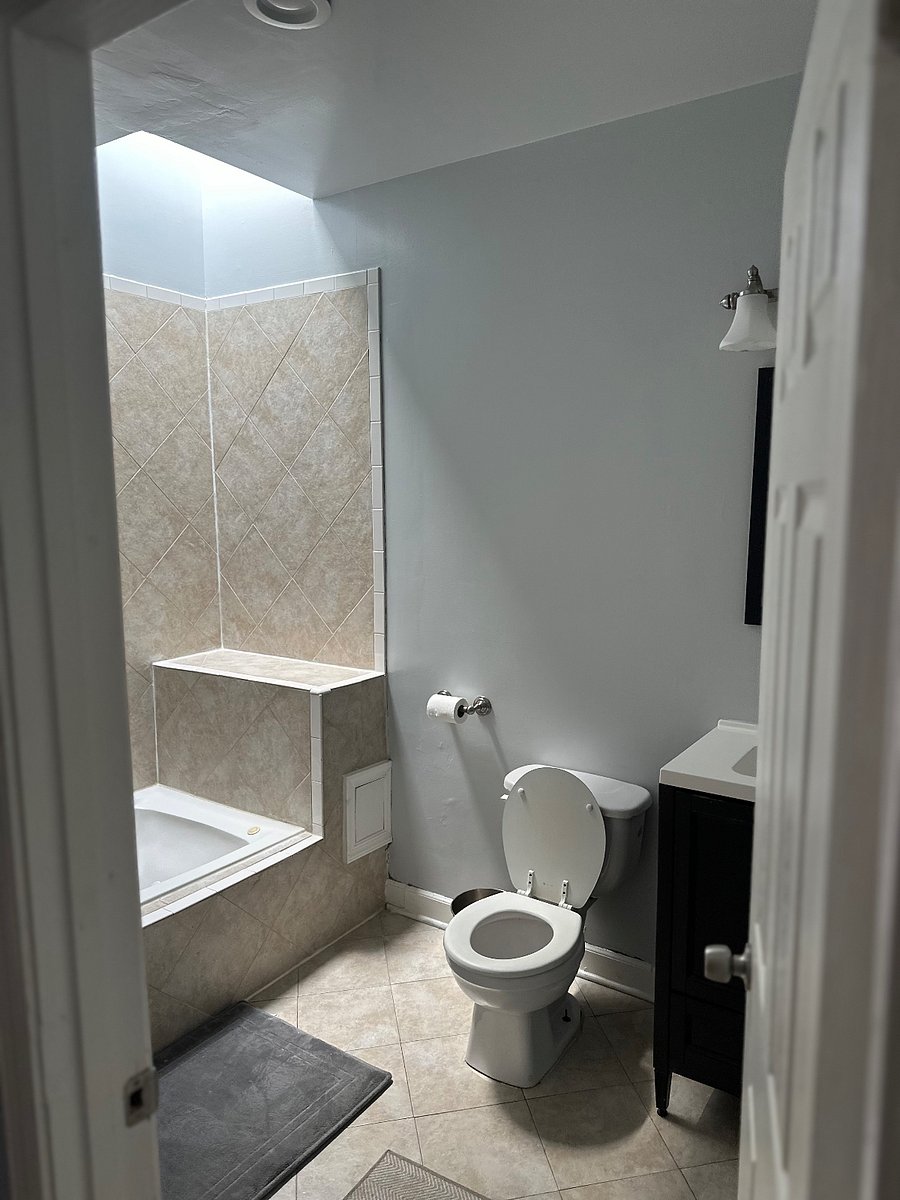 Hallway bathroom