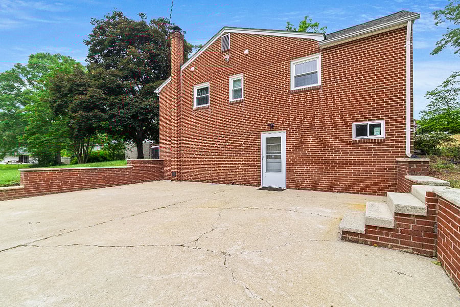 Basement apartment- Basement entrance (left side of house)