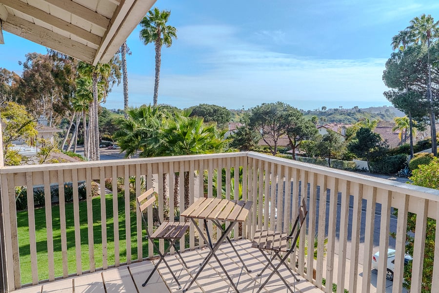 Upstairs deck