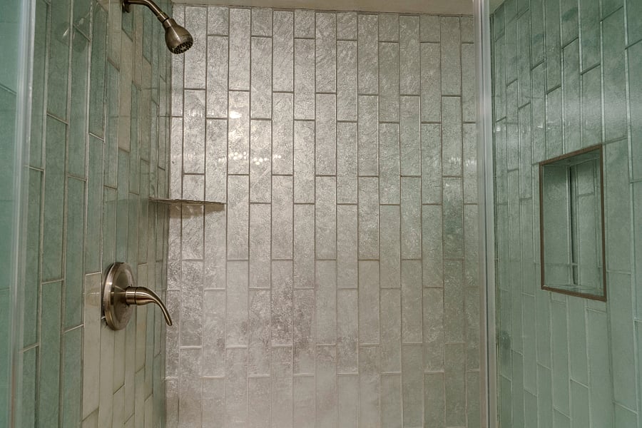 Primary bathroom shower