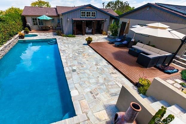 View from Casita. Accessible lounging area
