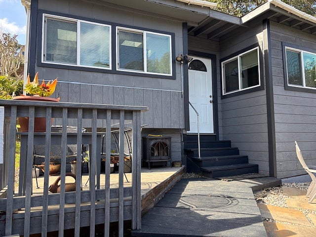 Entrance to cottage